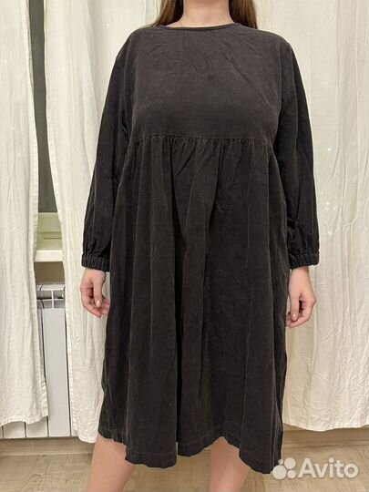 Платье вельветовое