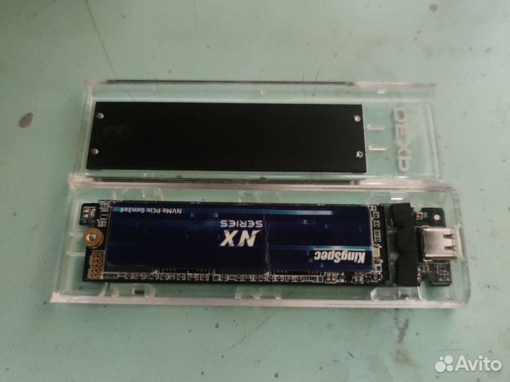 M2 nvme 512gb в корпусе внешнего переносного SSD