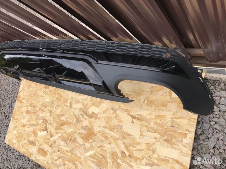 Бампер задний Audi Q7 S-Line Рестайлинг 2019-н.в