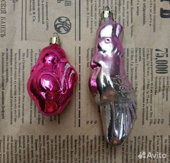 Елочные игрушки СССР