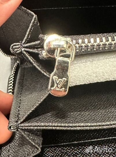 Портмоне Louis Vuitton Черное Люкс