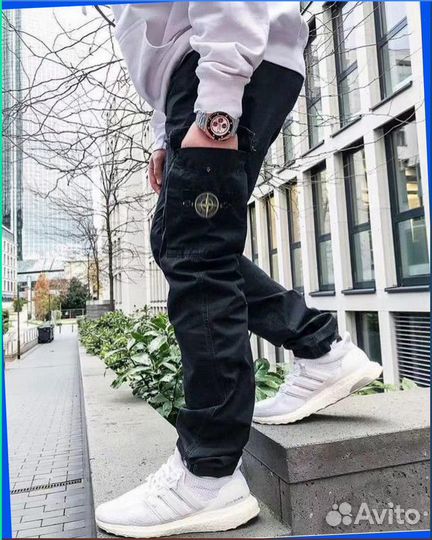 Спортивные карго штаны Stone Island (Lux качество)