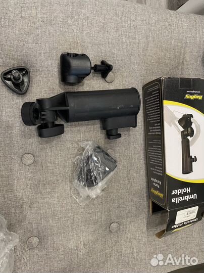 Держатель для зонта на гольф тележку