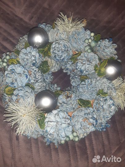 Новогодний венок Рождественский венок