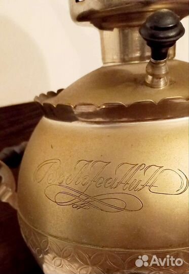 Самовар электрический с подносом и чайничком