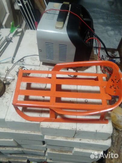 Декоративные санки.Алюминий.СССР