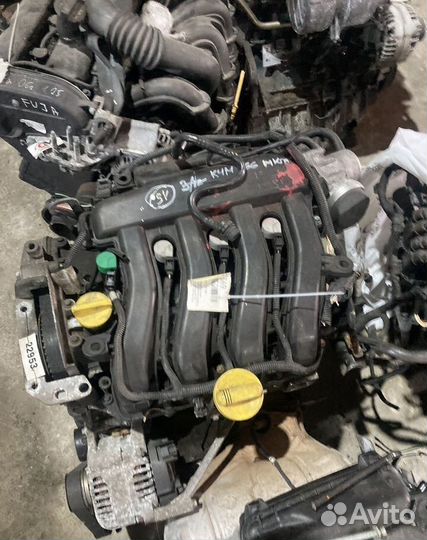 Двигатель Renault Scenic K4M766 1.6L контрактный