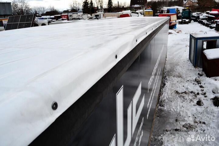 Тент на сдвижную крышу полуприцепа