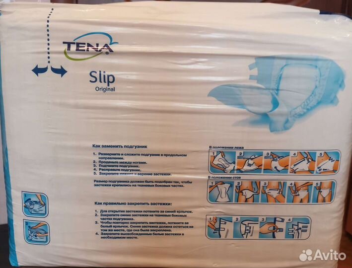 Tena Памперсы для взрослых размер l