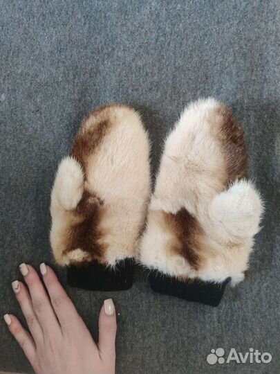 Норковые варежки