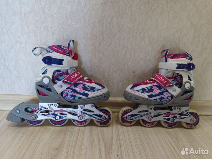 Роликовые коньки детские раздвижные