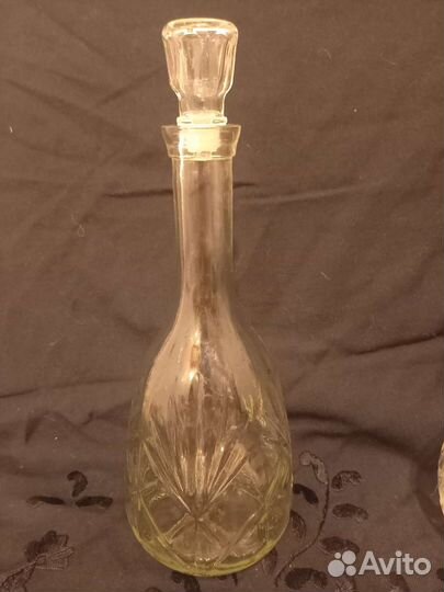 Хрустальная бутылка СССР, коллекционная