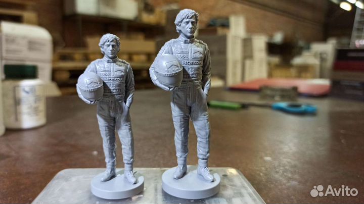 1/24, 1/20, 1/18 и 1/12 Айртон Сенна смола