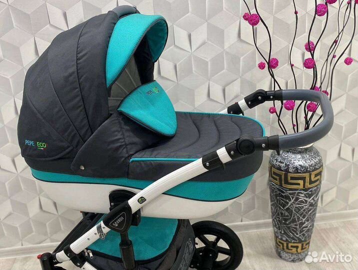Коляска 3 в 1 Verdi Pepe eco