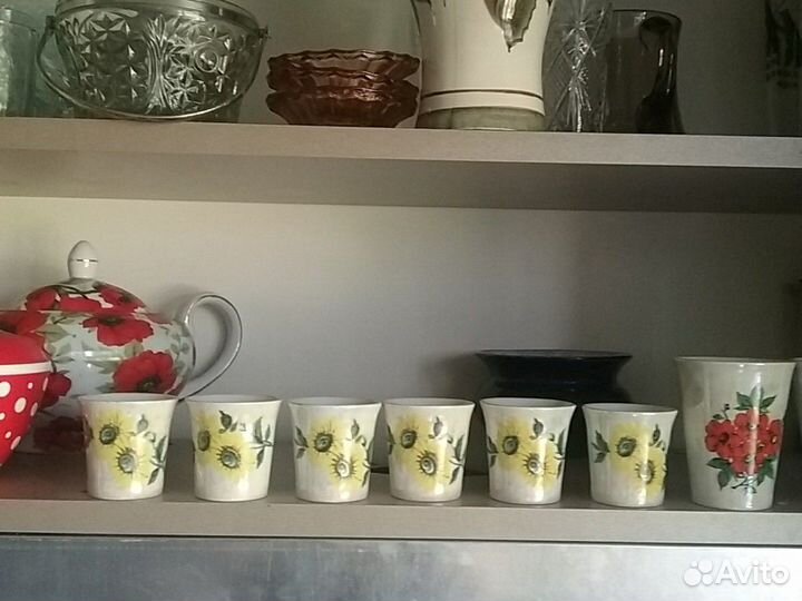 Чашки, бокалы, стопки