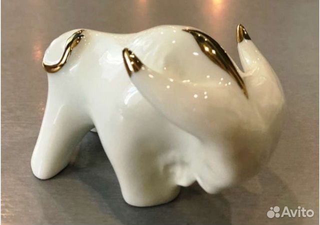 Фарфоровая статуэтка лфз костяной фарфор