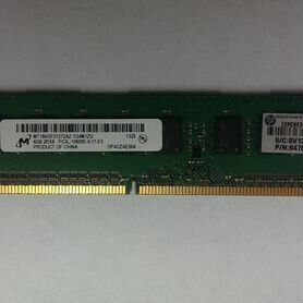 Оперативная память HP 4GB 2Rx8 PC3L-10600E