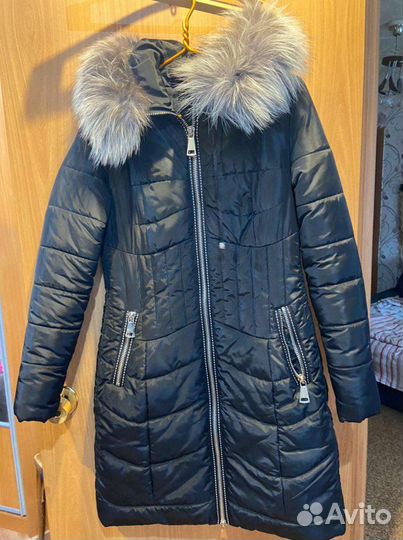 Пуховик женский длинный 46 48 раз
