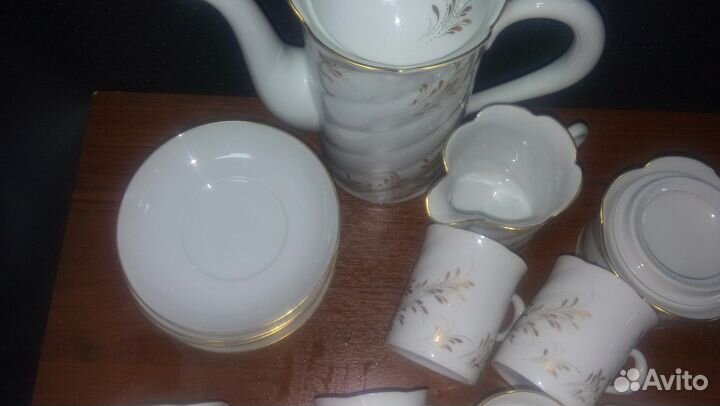 Кофейный сервиз на 6 персон гдр
