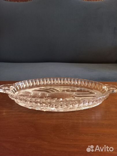 Блюдо хрустальное СССР