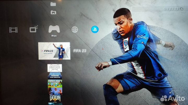 PS3 Super Slim +100игр +2джоя