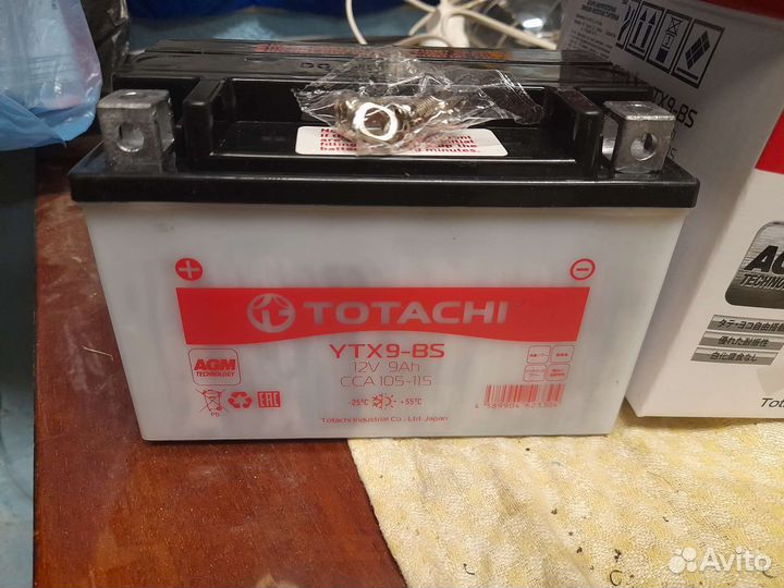Ytx9-bs аккумулятор для мото 9 Ампер