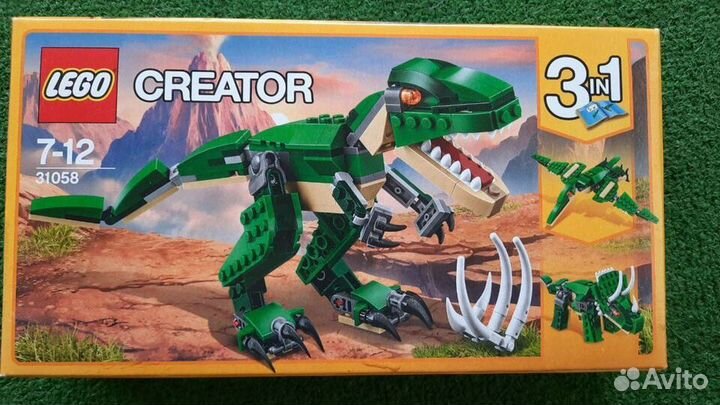 Lego creator 3 в 1 31058 динозавры