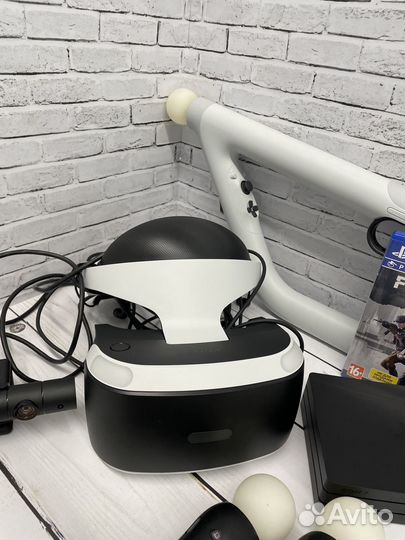 Шлем VR виртуальной реальности полный комплект