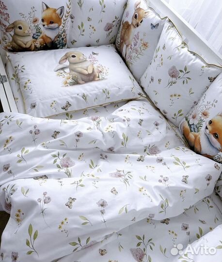 Бортики в детскую кроватку