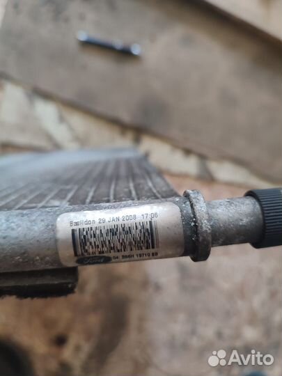 Радиатор кондиционера ford fiesta