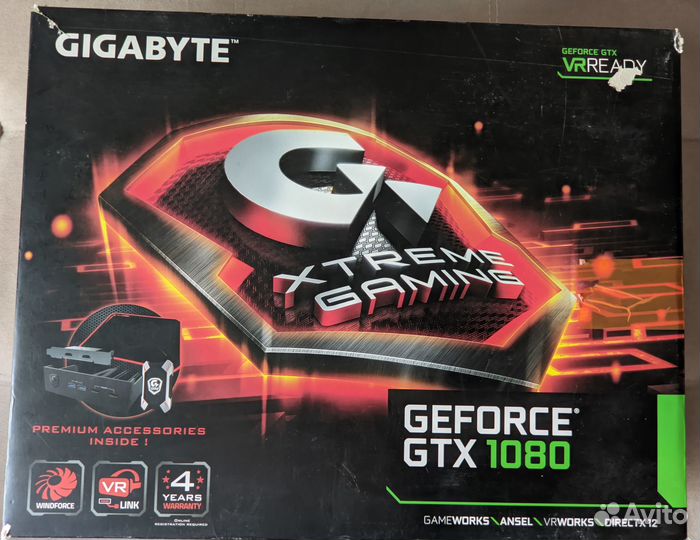 Видеокарта gigabyte GeForce GTX 1080 Premium pack