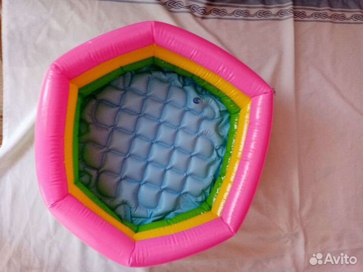 Детский надувной бассейн бу