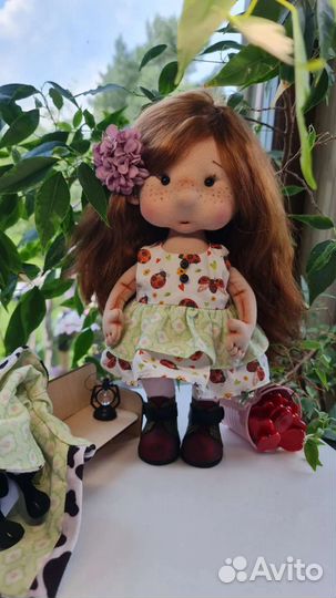 Текстильная интерьерная кукла