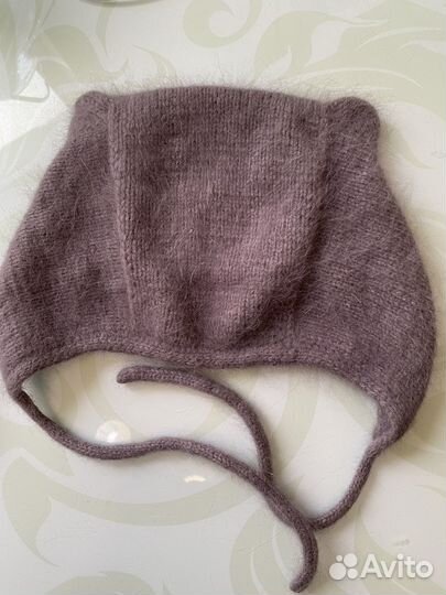 Чепчик вязаный детский