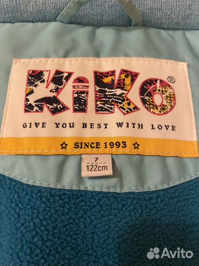 Зимний комбинезон для девочки рост 122 kiko