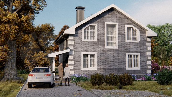 Дом 130 м² на участке 6 сот.