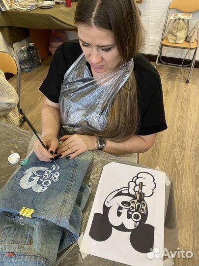 Мастер класс по росписи одежды. Кастом
