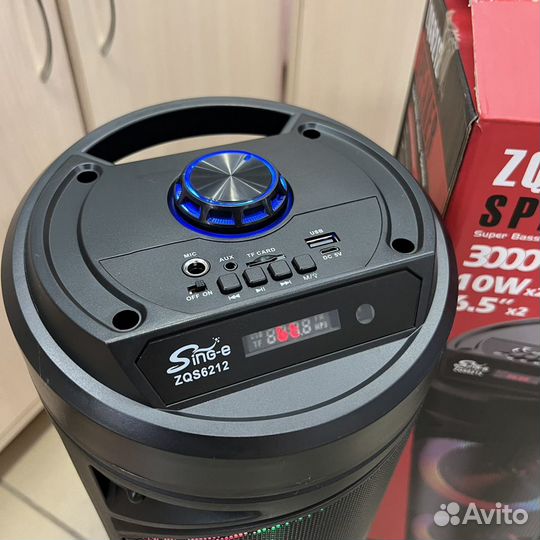 Беспроводная блютуз колонка с микрофоном
