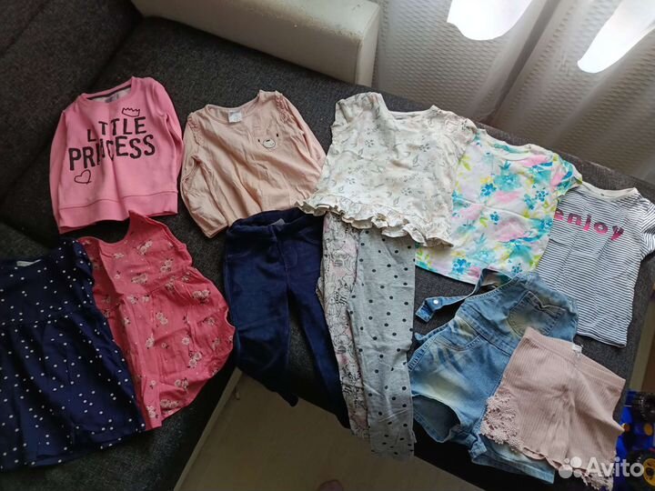 Вещи пакетом на девочку 92