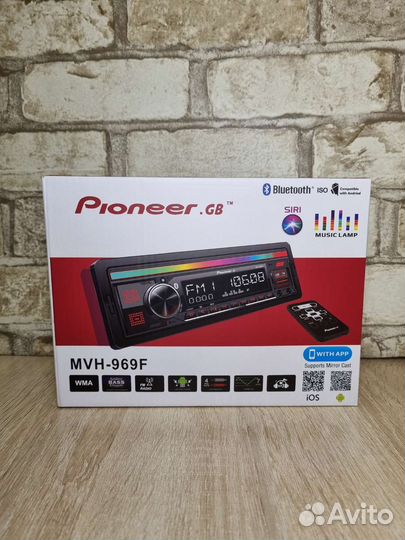 Автомагнитола Pioneer (процессорная + RGB)