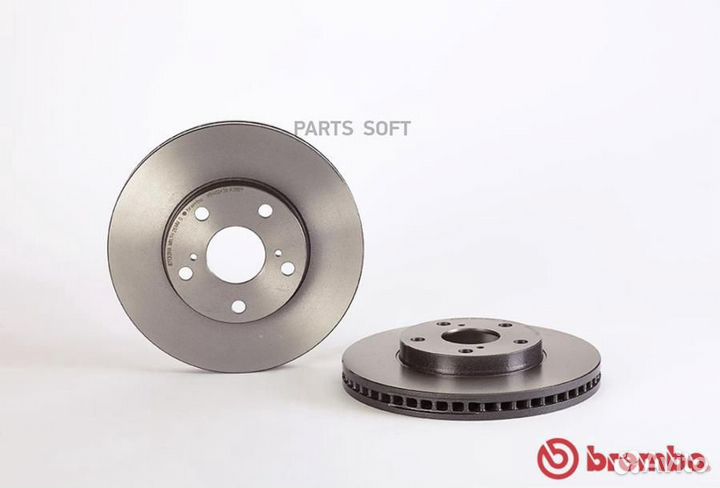 Brembo 09A38611 09.A386.11 диск тормозной передний