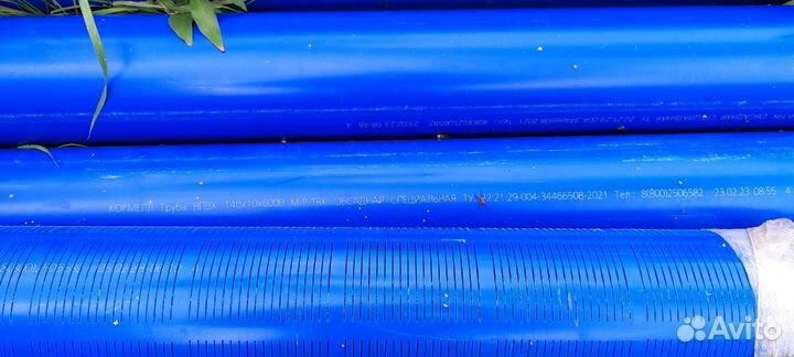 Труба для скважин нпвх 140х10х6000