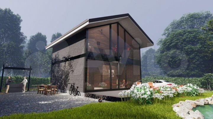 Дом 136 м² на участке 8 сот.