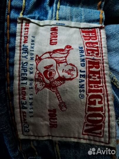 Джинсы true religion joey super T 34