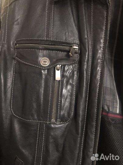 Кожаная куртка мужская