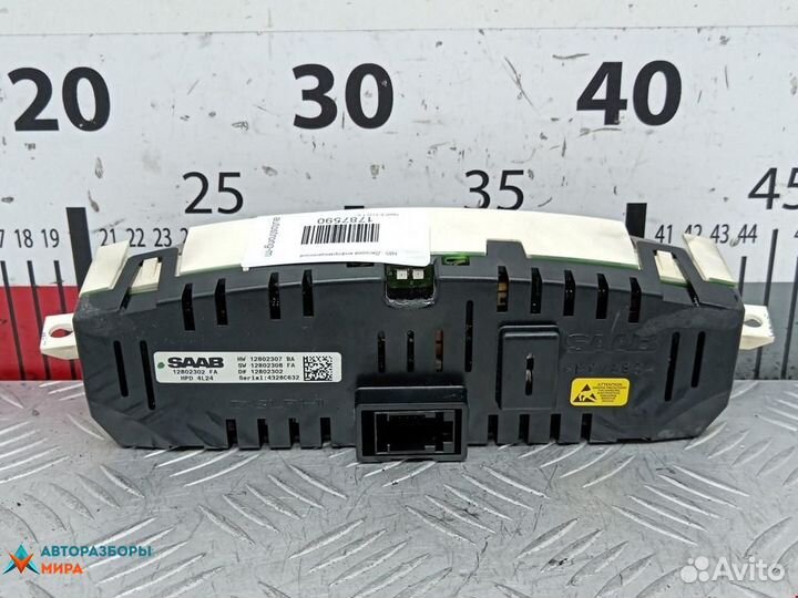 Дисплей компьютера Saab 9-3 2 2004 12802302