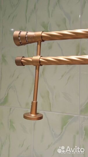 Карнизы для штор двухрядный настенный