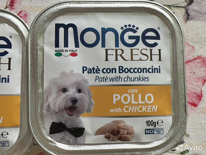 Влажный корм для собак monge