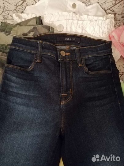 Лот джинсы, блузки, юбки, топы