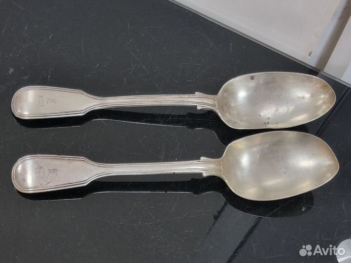 Дореволюционные столовые ложки, Серебро Европа